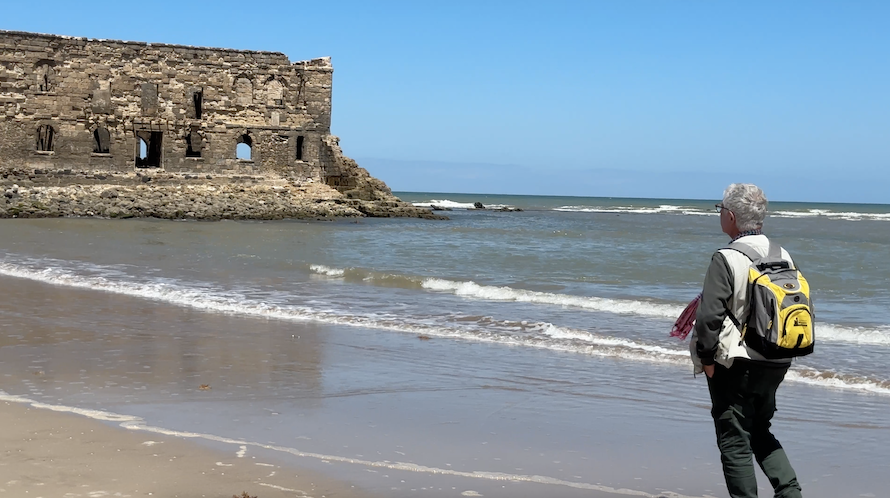 Sur la plage de Tarfaya